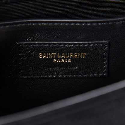 Saint Laurent Velvet Small Monogram Kate Tassel Shoulder Bag Black 6 of 11