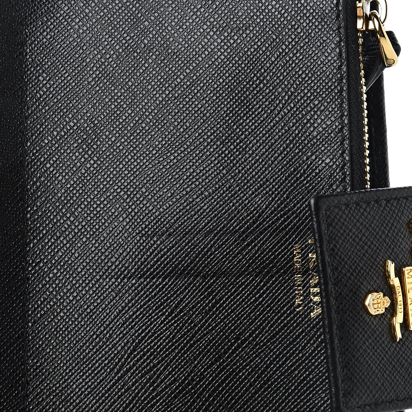 Saffiano Metal Medium Wallet Black