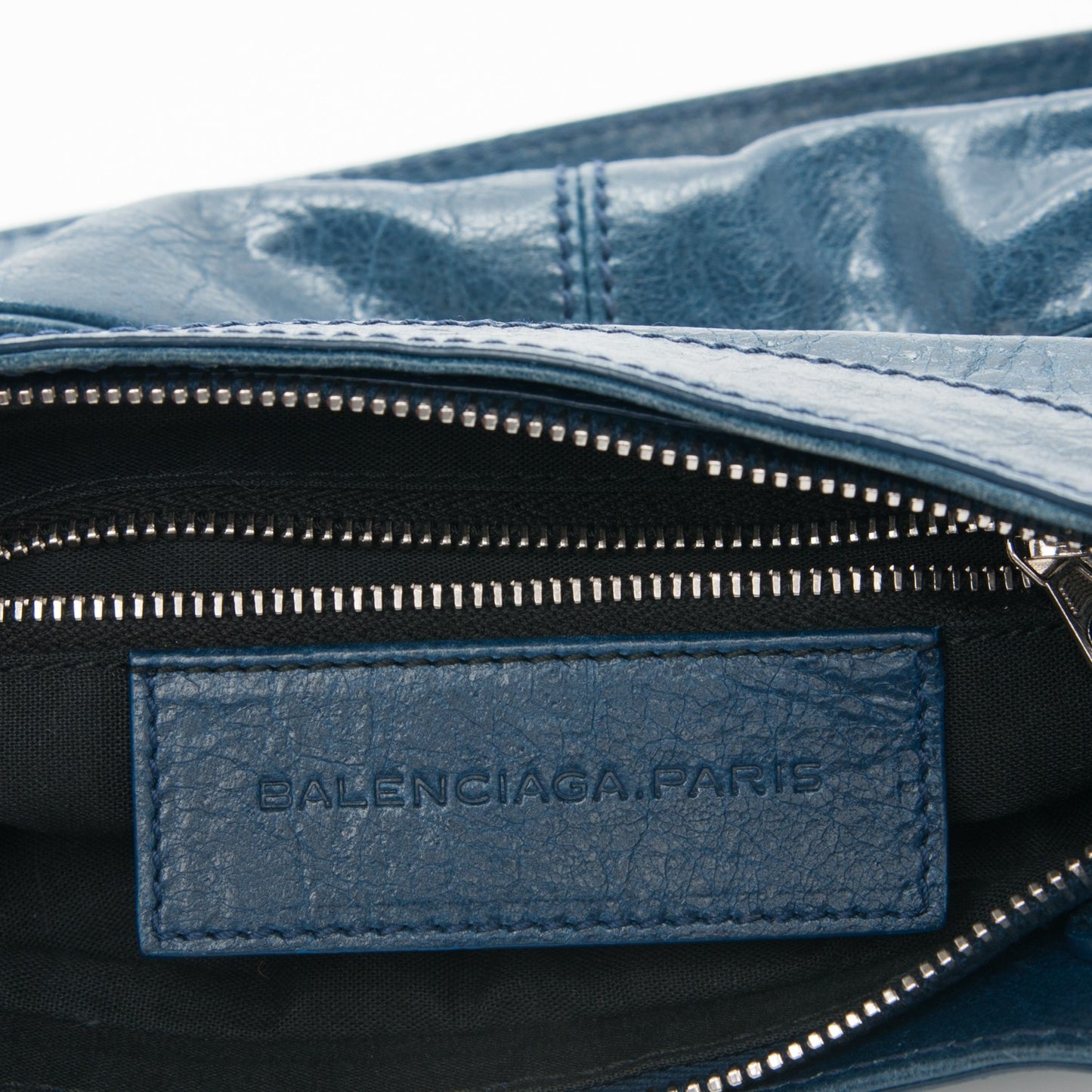 Agneau Giant 12 Silver Hardware Hip Bleu Mineral