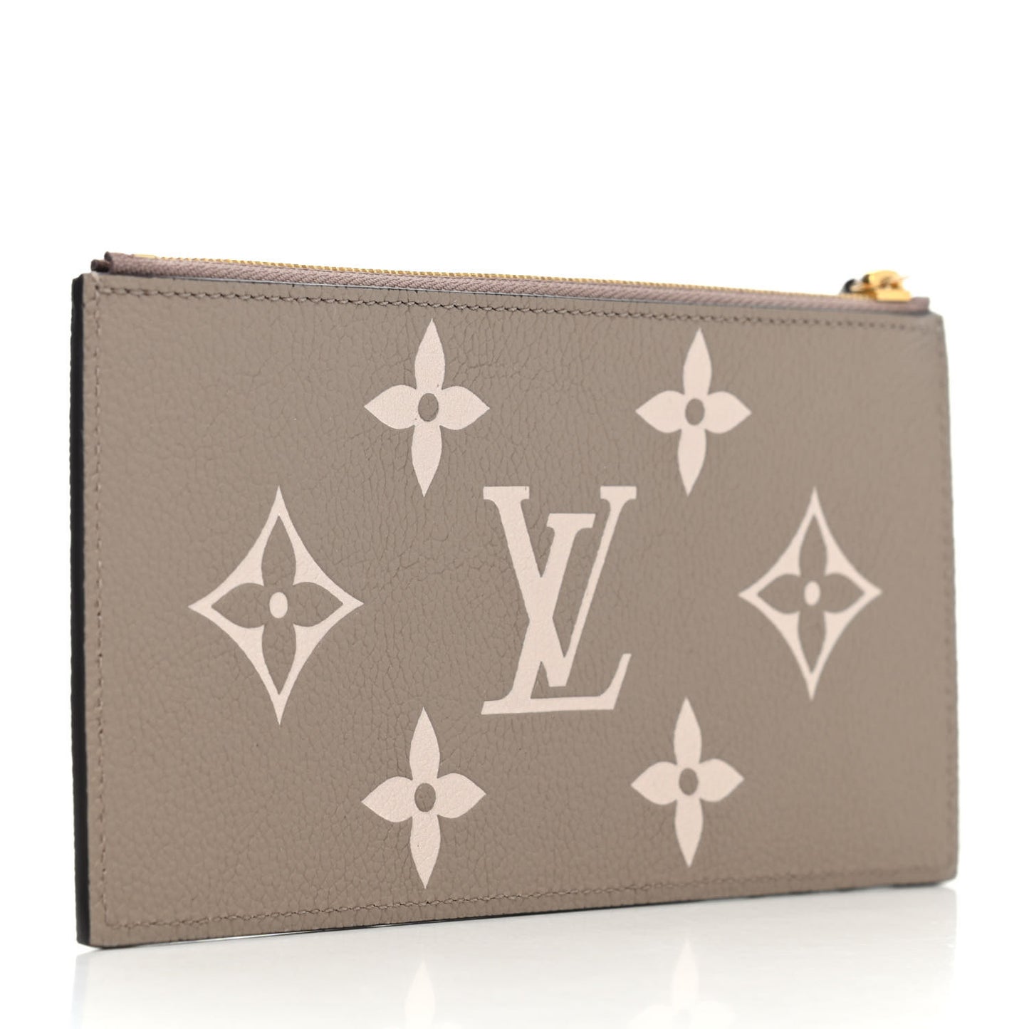 Empreinte Monogram Giant Pochette Felicie Zippered Insert Tourterelle Creme