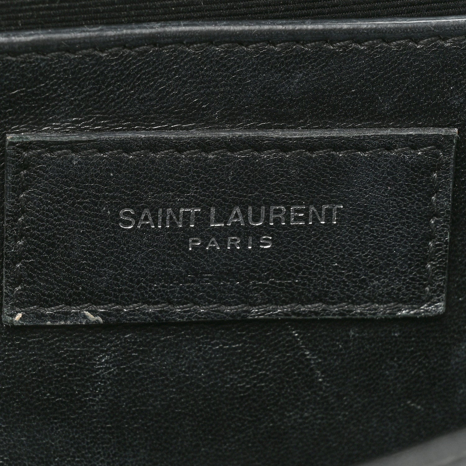 Saint Laurent Calfskin Medium Heart Bolts Monogram Kate Satchel Black 8 of 17
