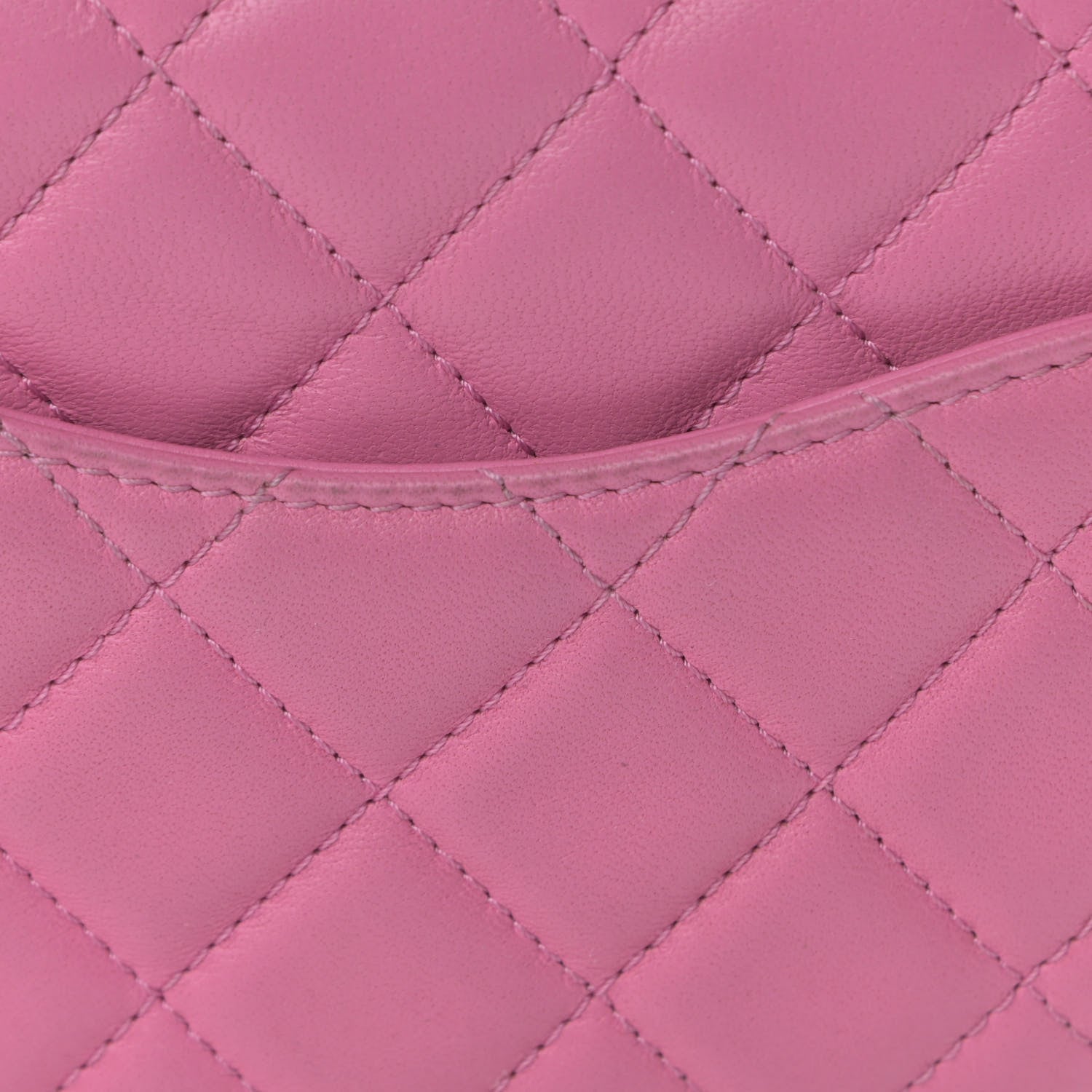 Chanel Lambskin Quilted Mini Pearl Crush Flap Pink 17 of 18