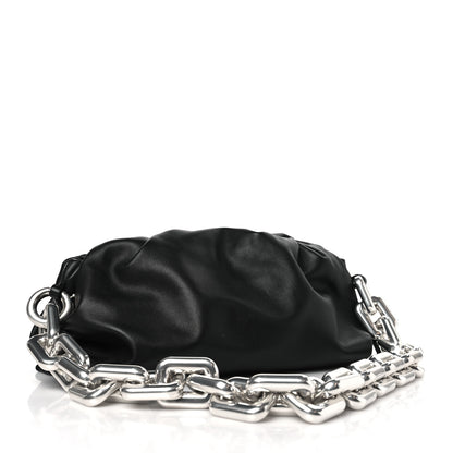 Bottega Veneta Calfskin The Pouch Chain Black 3 of 8
