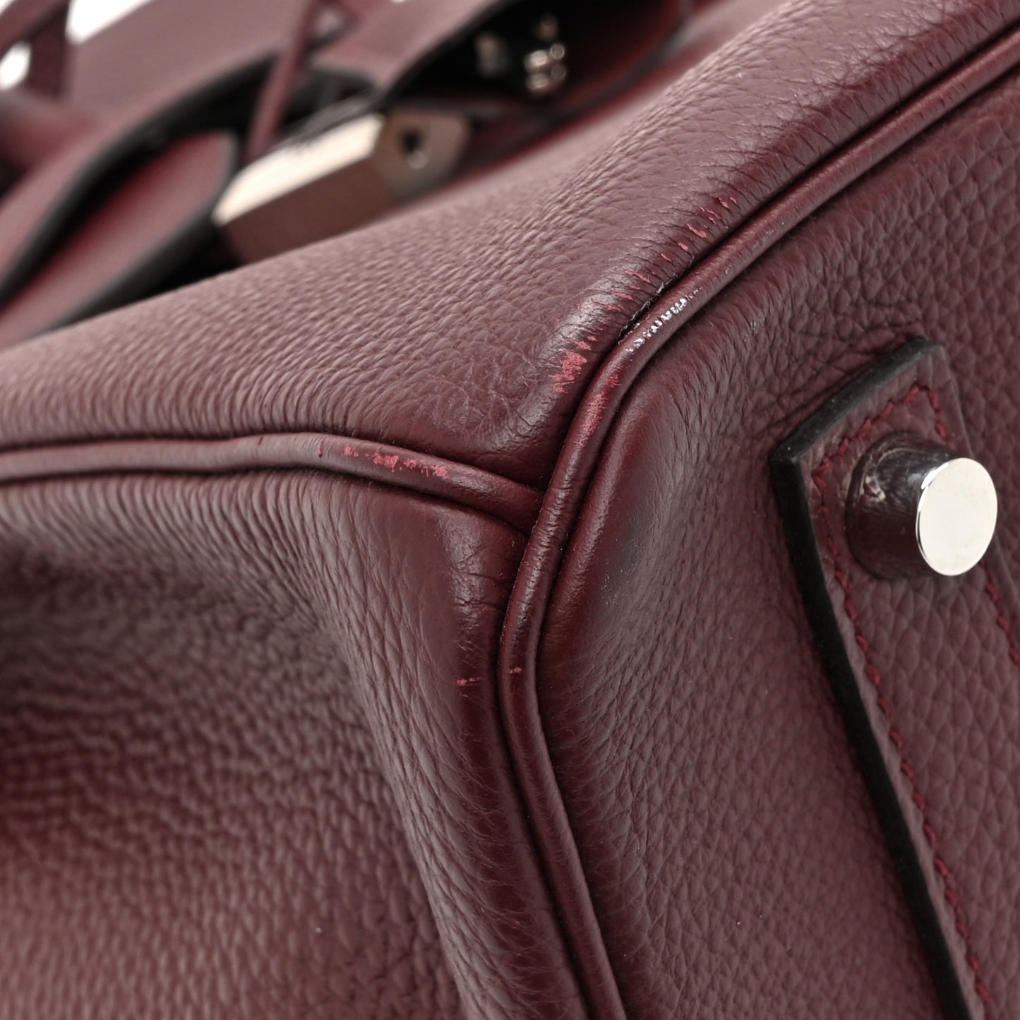 Togo Birkin 35 Bordeaux