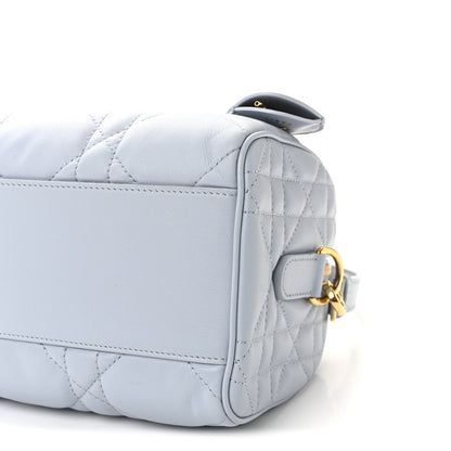 Christian Dior Calfskin Macrocannage Groove 20 Bag Pale Blue 10 of 10
