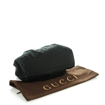 Gucci Monogram Medium Sukey Tote Black 4 of 7