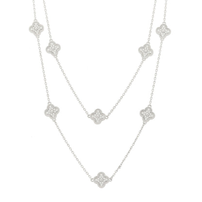 Van Cleef & Arpels 18K Yellow Gold Mother of Pearl Sweet Alhambra Pendant Necklace 4 of 10