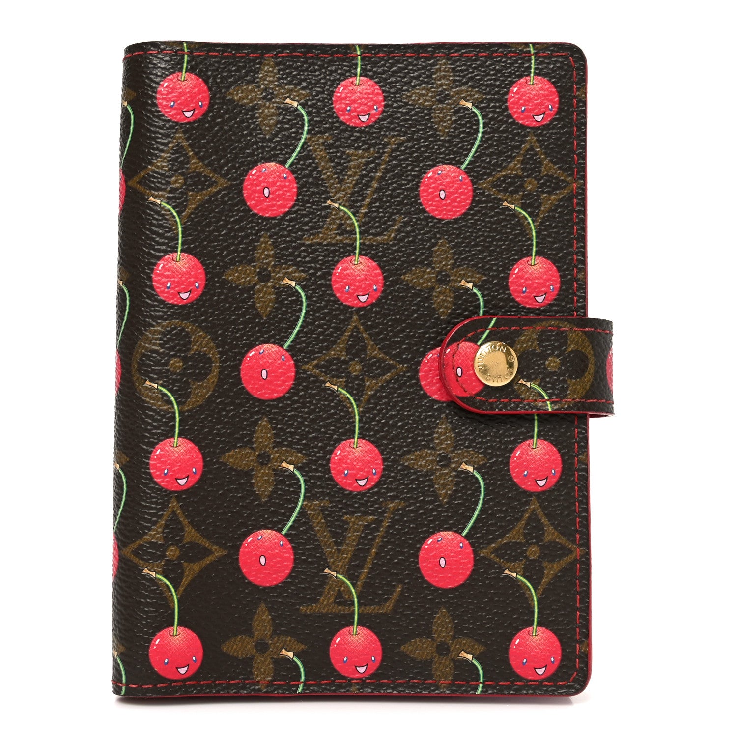 Louis Vuitton Monogram Cerises Small Ring Agenda Cover 1 of 6