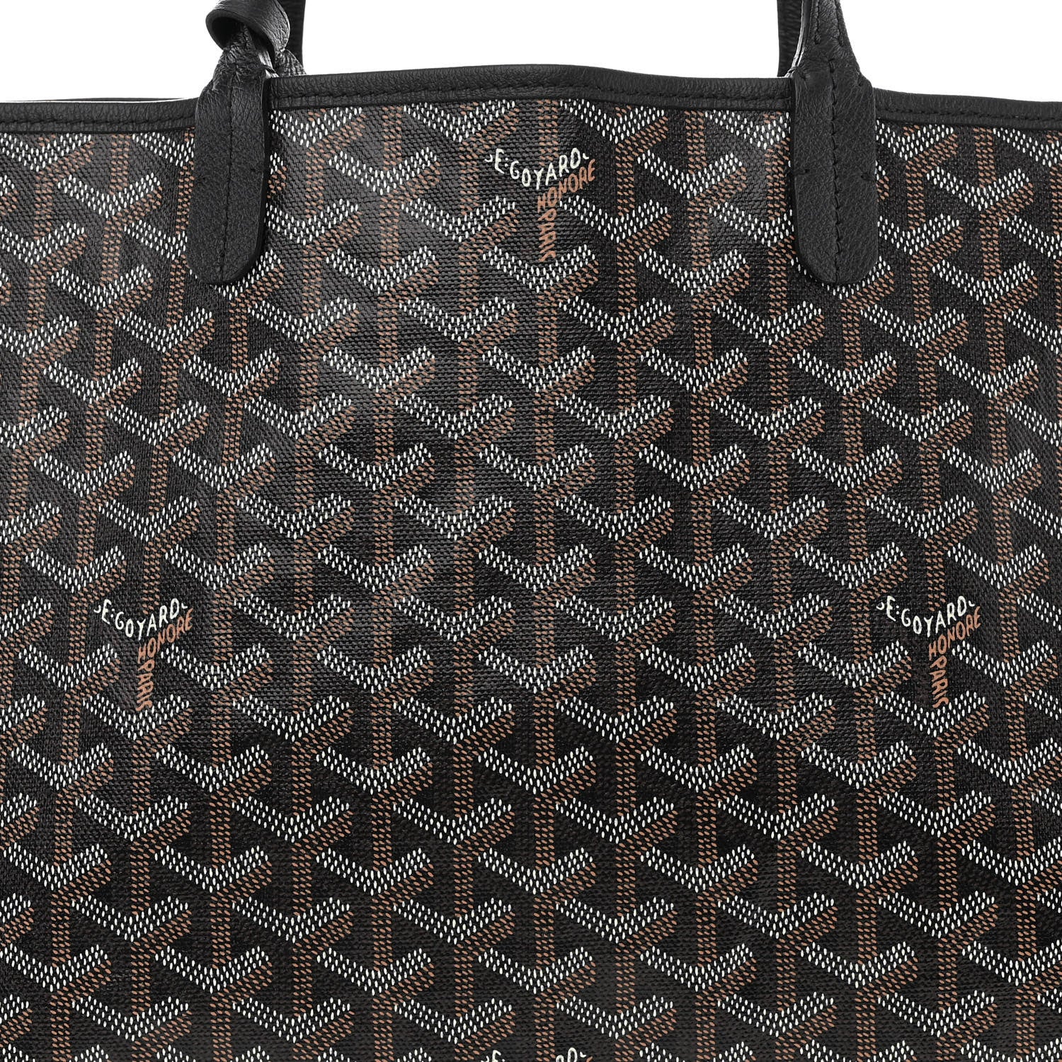 Goyard Goyardine Saint Louis PM Black 10 of 14