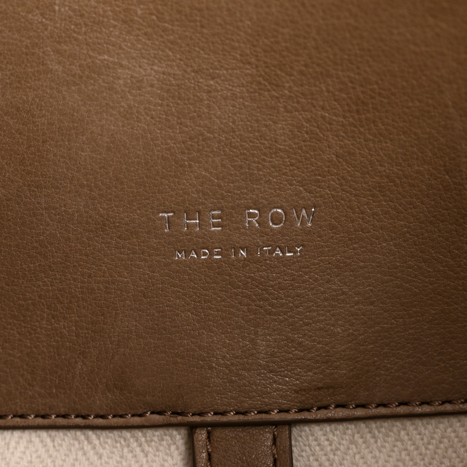 The Row Polished Saddle Calfskin Soft Margaux 15 Mouse Grey 6 of 11
