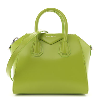 Givenchy Shiny Lord Calfskin Mini Antigona Citrus Green 1 of 11