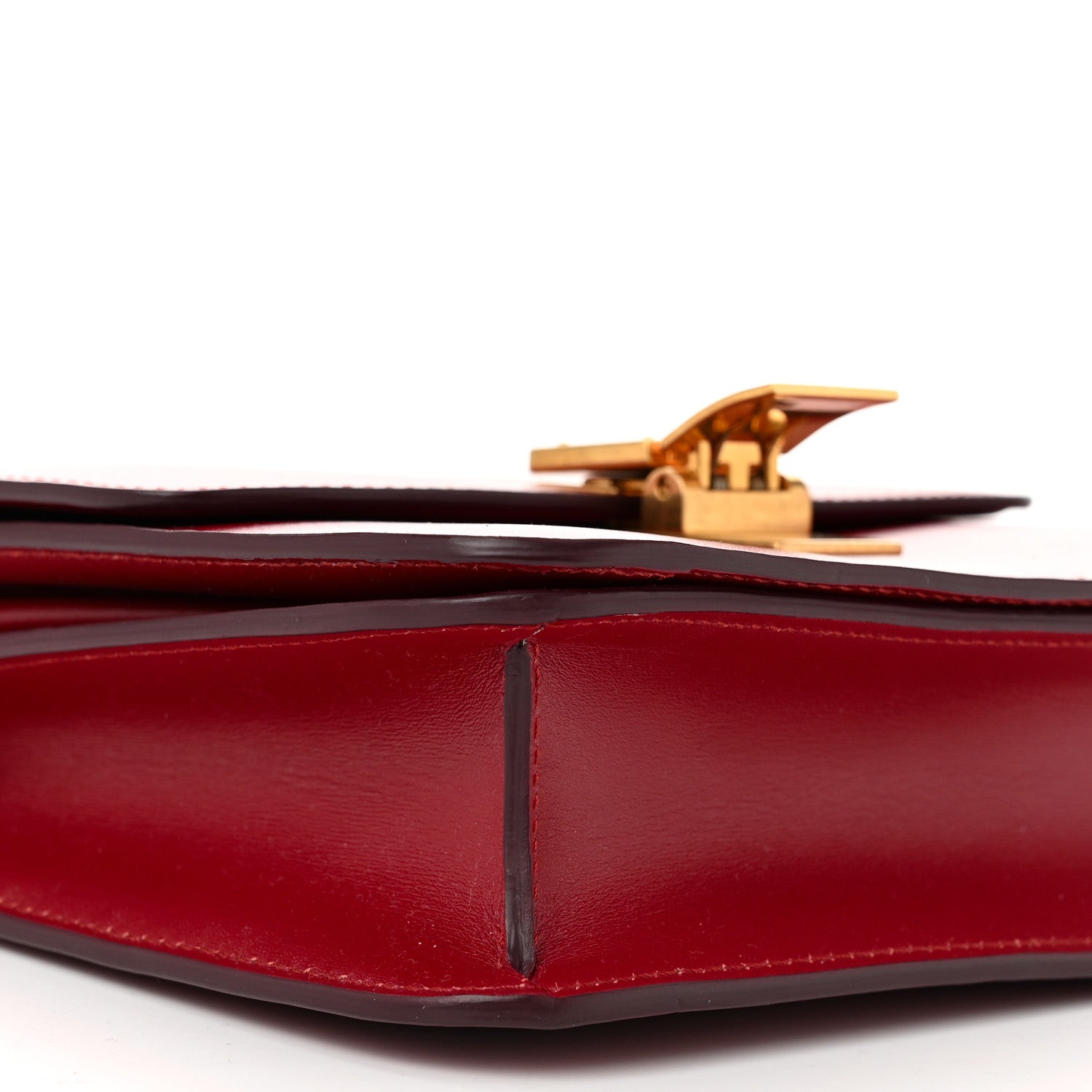 Celine Box Calfskin Teen Classic Box Flap Bag Red 9 of 10