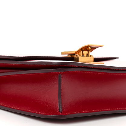 Celine Box Calfskin Teen Classic Box Flap Bag Red 9 of 10