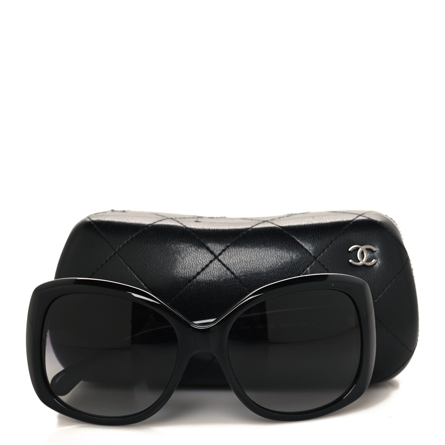 Chanel Acetate Polarized CC Sunglasses 5183 Black 7 of 7