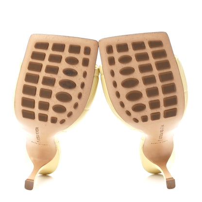 Bottega Veneta Nappa Quilted Rubber Lido Mule Sandals 40 Moon Beam 5 of 8