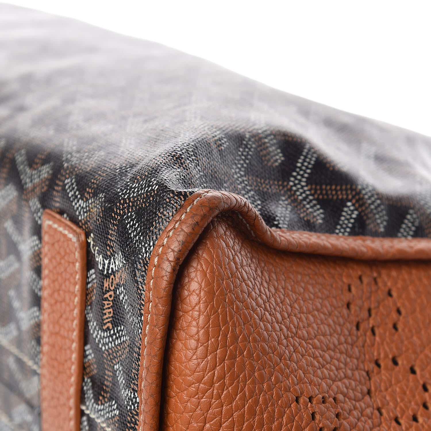 Goyard Goyardine Sac Hardy Pet Carrier PM Black Gold 15 of 15