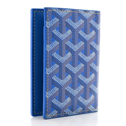 Goyard Goyardine Saint Marc Folding Card Case Sky Blue 3 of 7