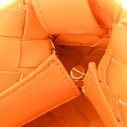 Bottega Veneta Nappa Intrecciato Tie Shoulder Bag Tangerine 10 of 10