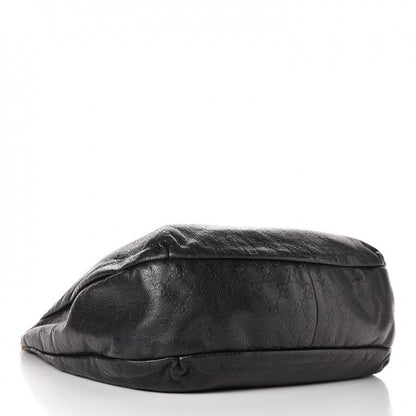 Gucci Guccissima Large New Ladies Web Hobo Black 4 of 20