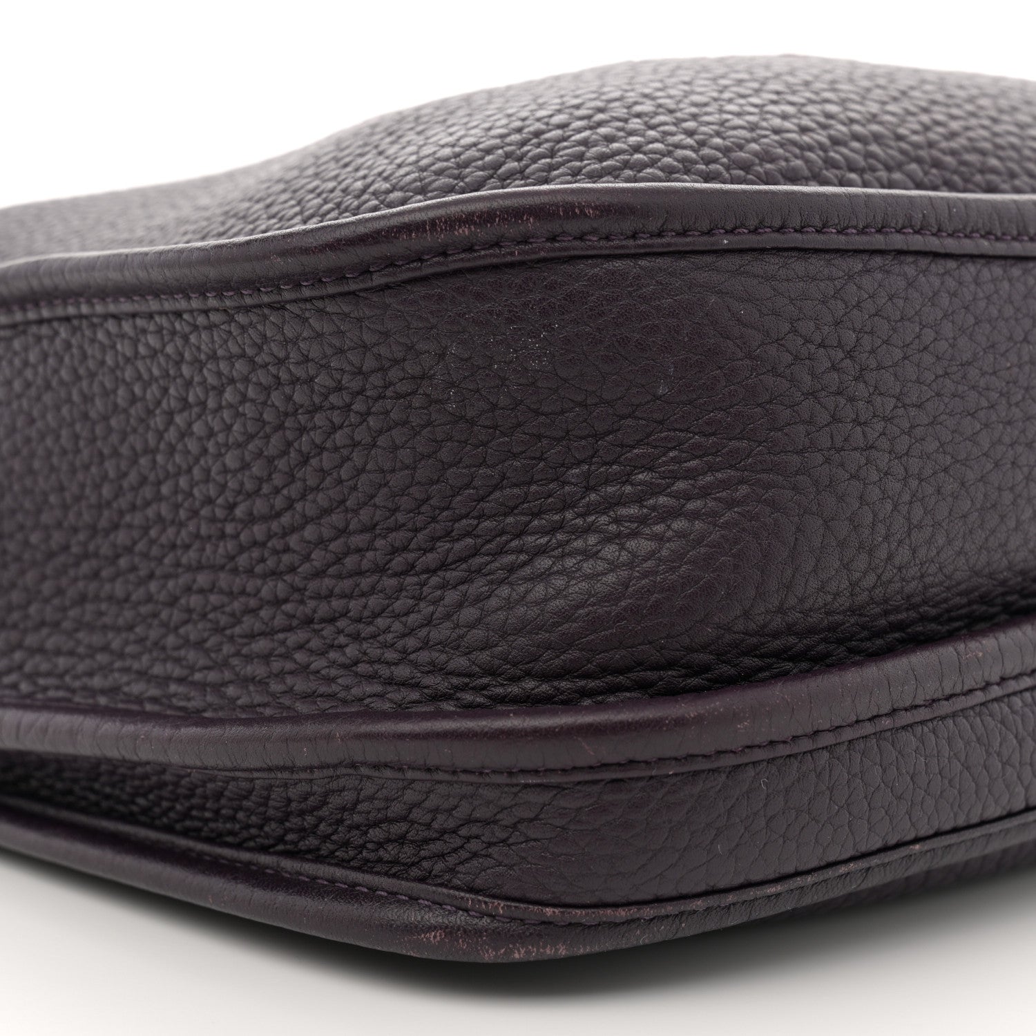 Hermes Taurillon Clemence Evelyne III PM Raisin 9 of 11