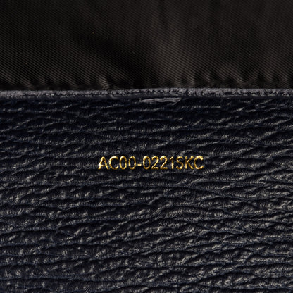 3.1 Phillip Lim Textured Calfskin Large Pashli Satchel Ink 17 of 18
