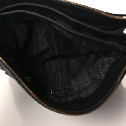 Salvatore Ferragamo Calfskin Evette Hobo Black 6 of 10