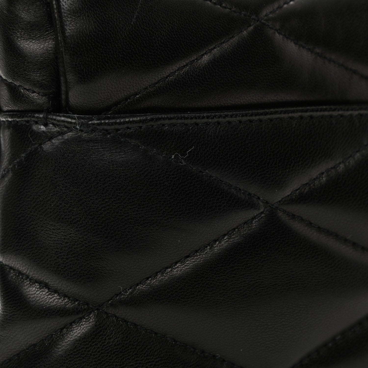 Saint Laurent Lambskin Quilted Le 57 Diamond Shoulder Bag Black 11 of 11