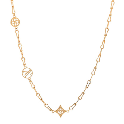 Louis Vuitton Metal Forever Young Short Necklace Gold 1 of 3