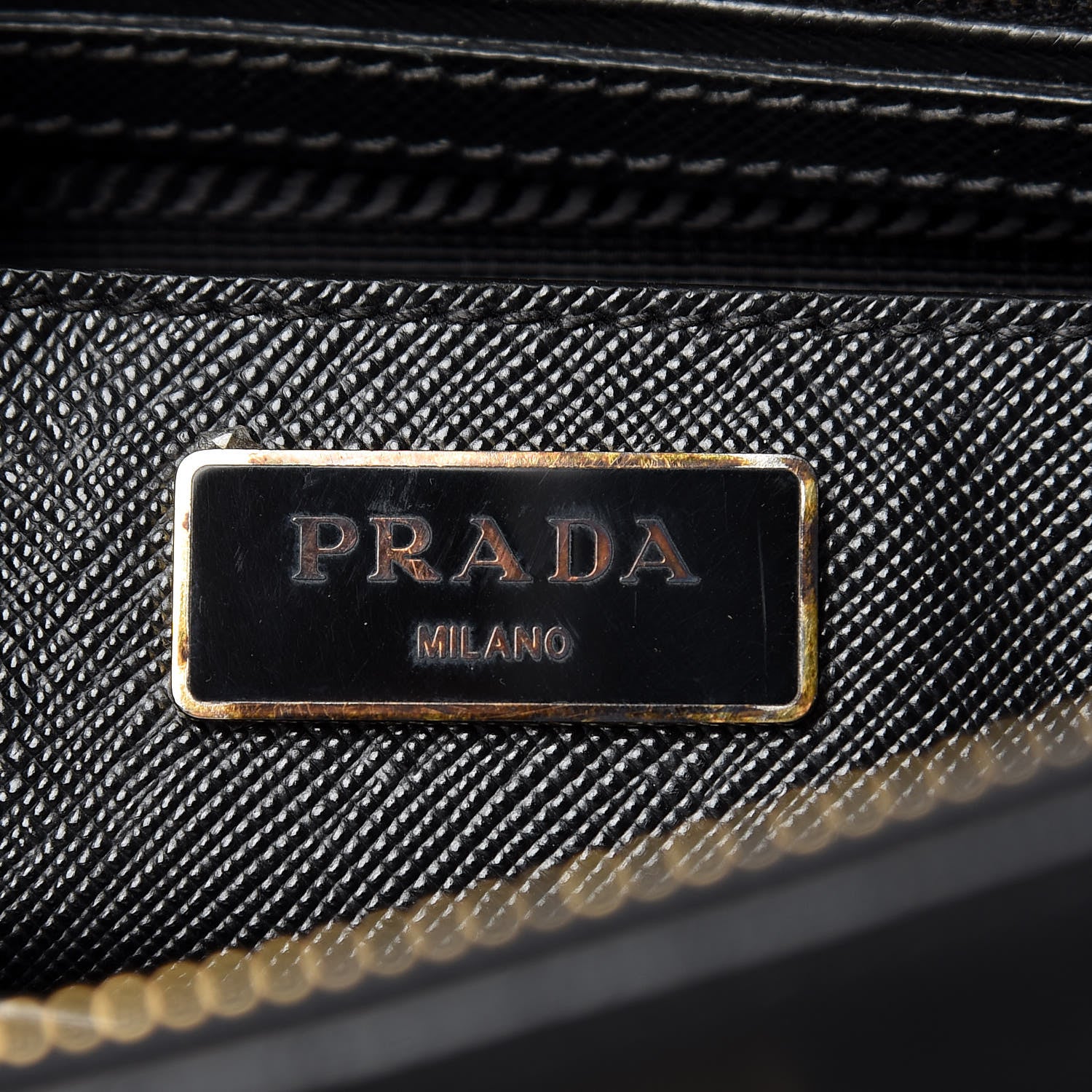 Prada Saffiano Large Galleria Double Zip Tote Black 7 of 15