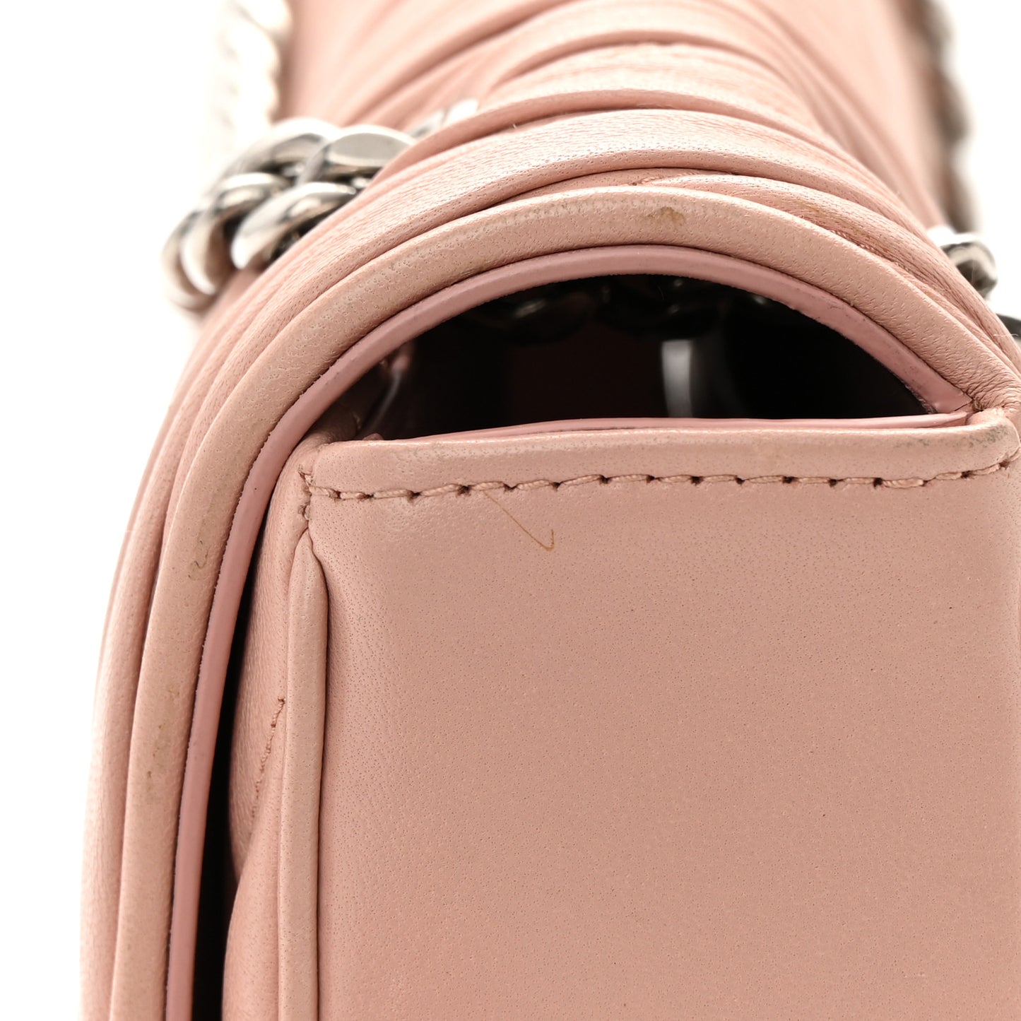Nappa Matelasse Chain Flap Shoulder Bag Orchidea