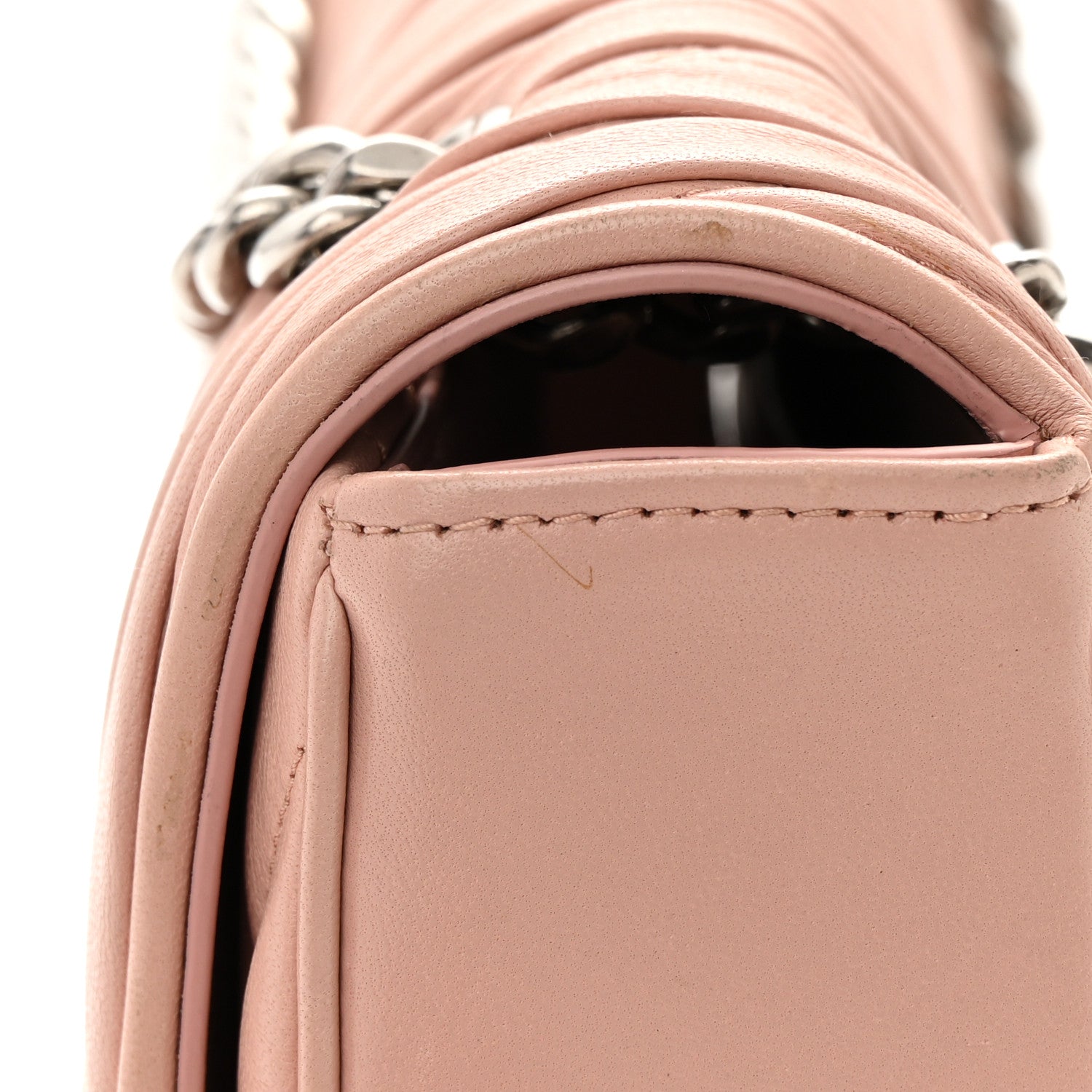 Miu Miu Nappa Matelasse Chain Flap Shoulder Bag Orchidea 18 of 19