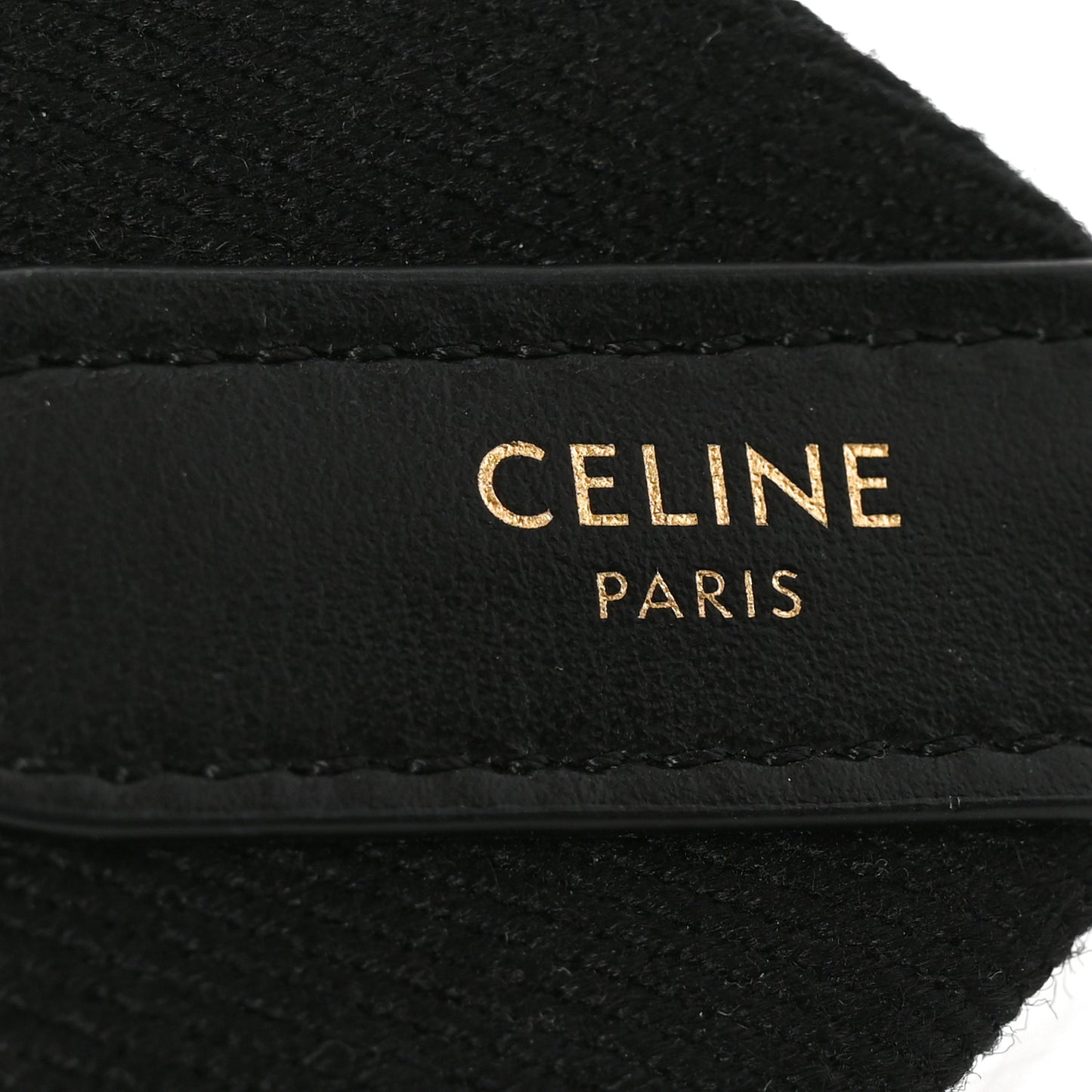 Jacquard Wool Logo Short Strap Black Beige