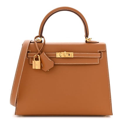 Hermes Epsom Kelly Sellier 25 Gold 1 of 12