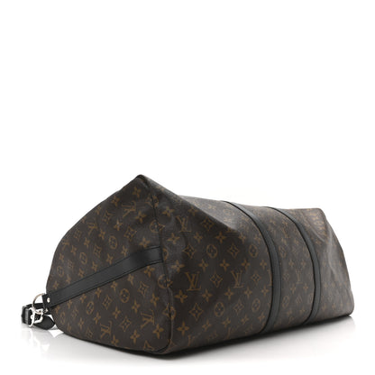 Louis Vuitton Monogram Macassar Keepall Bandouliere 55 3 of 8