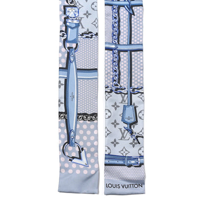 Louis Vuitton Silk Monogram Pop Confidential Bandeau Light Blue 2 of 4