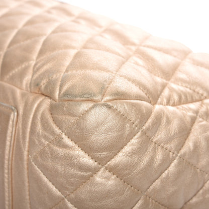 Chanel Metallic Lambskin Coco Cocoon Bowler Light Gold 12 of 15