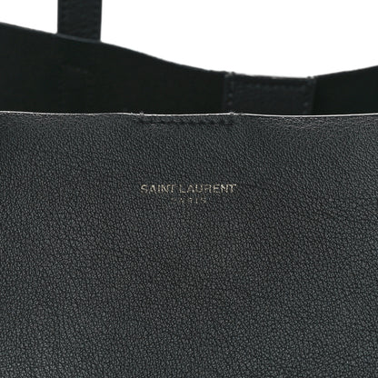 Saint Laurent Calfskin Large Shopping Tote Black 10 of 14