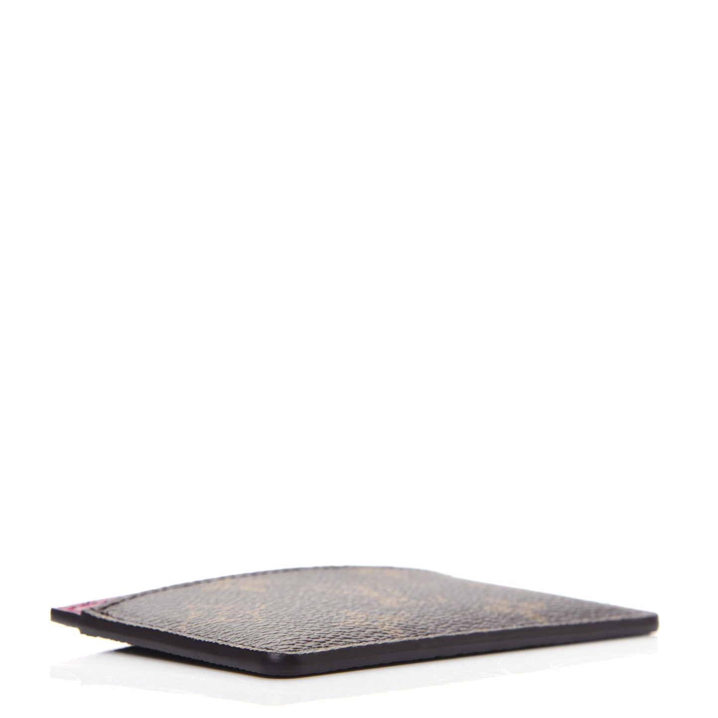 Monogram Card Holder Fuchsia