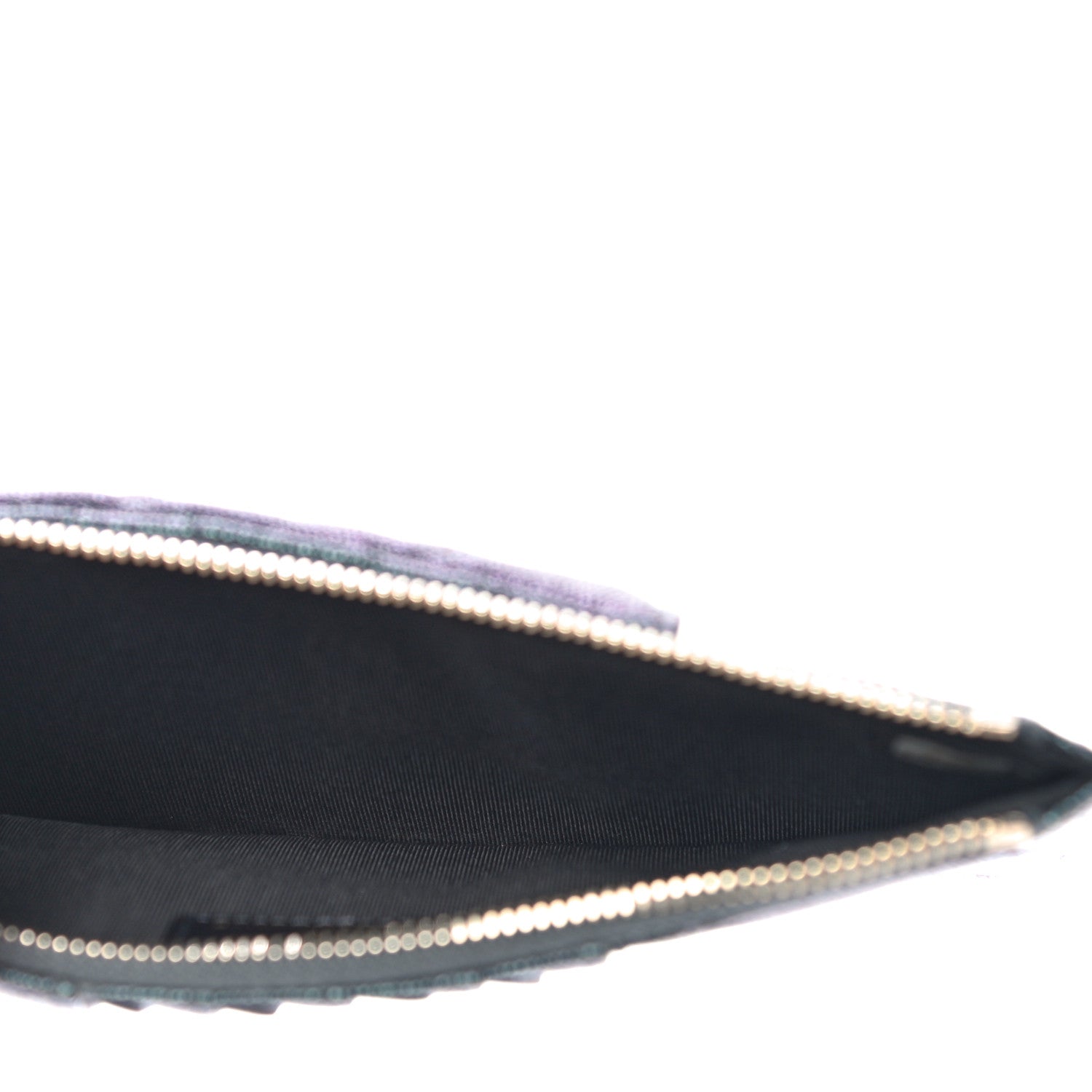 Chanel Iridescent Caviar Quilted Classic Flat Wallet Pouch Black 5 of 11