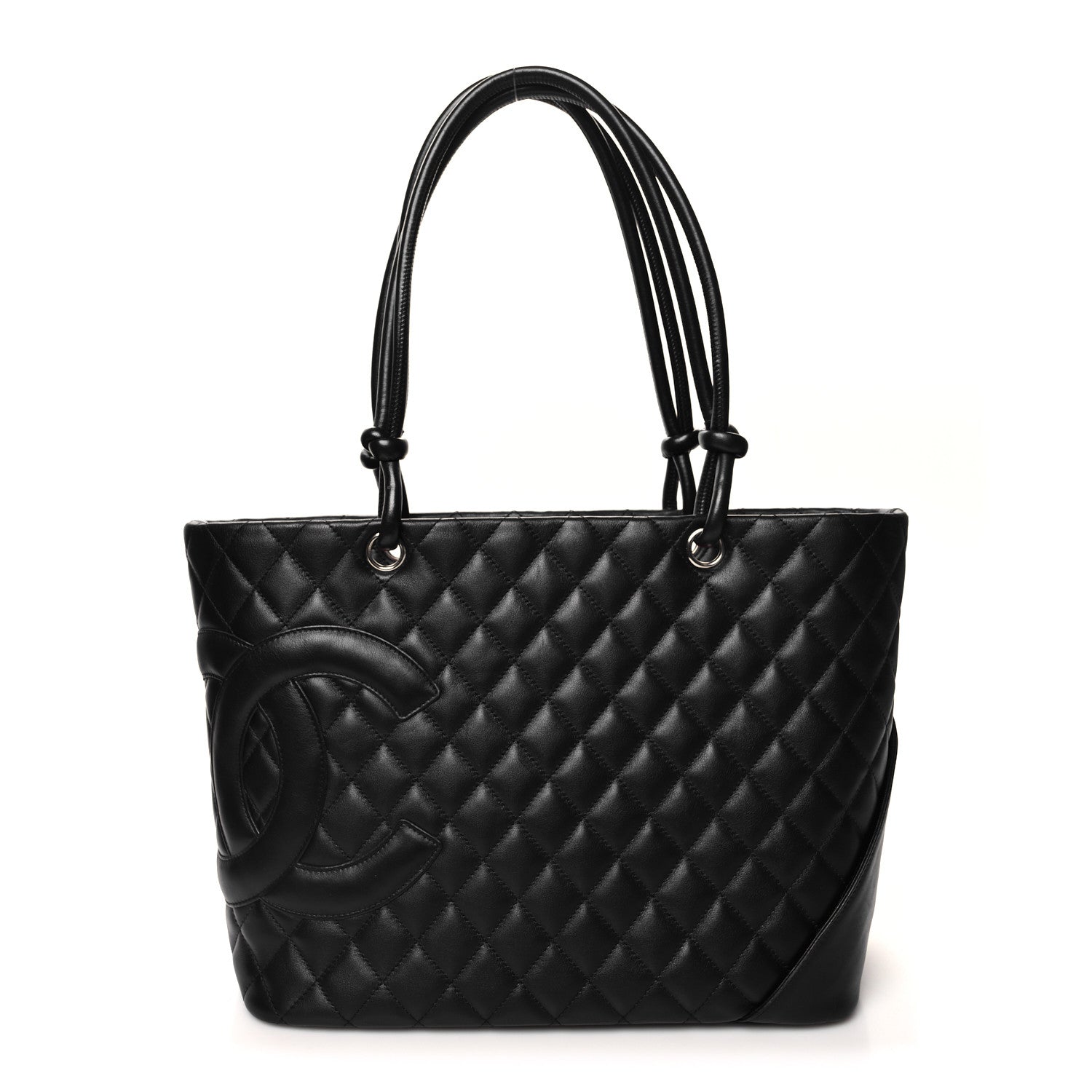 Chanel Calfskin Quilted Large Cambon Tote Black 1 of 12