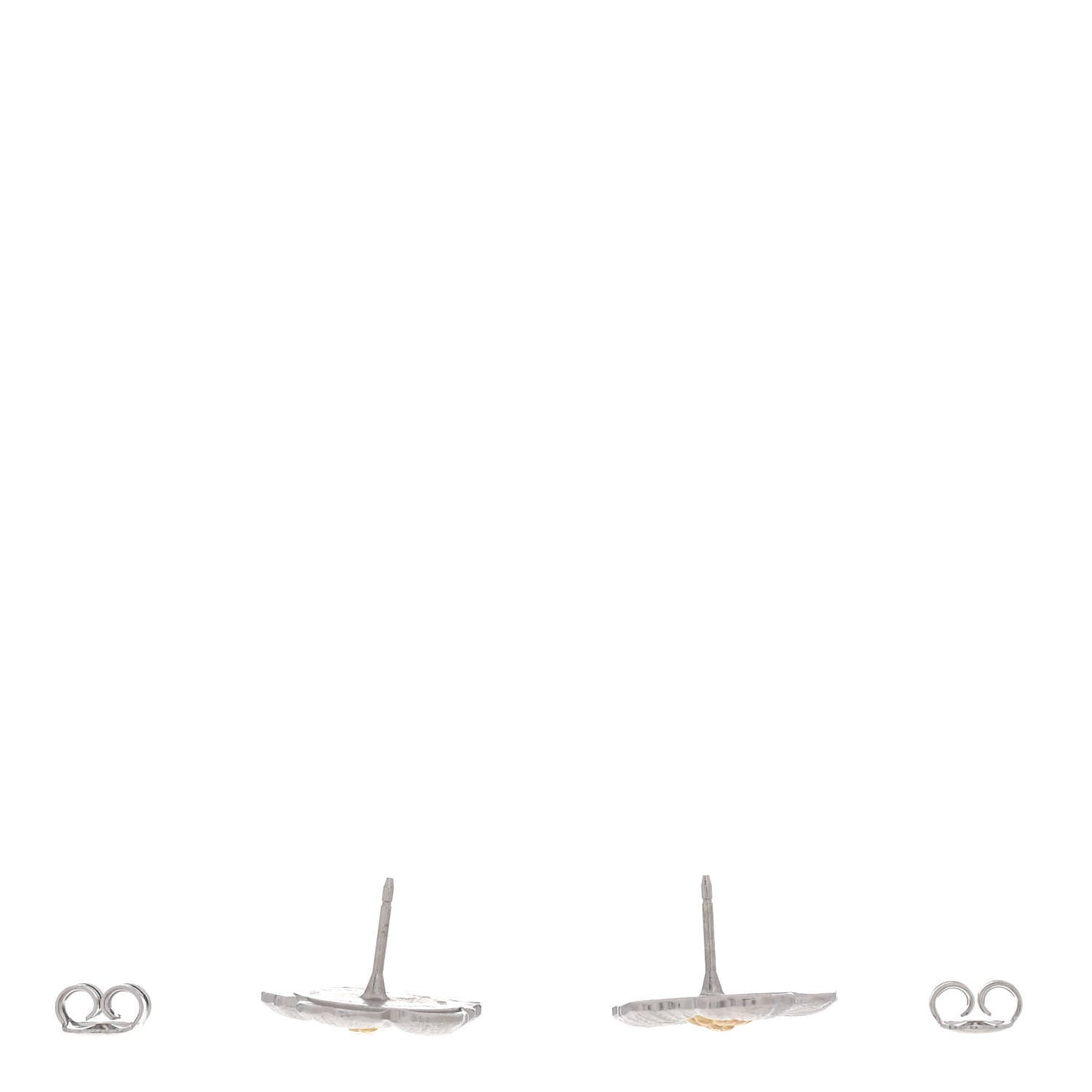 Sterling Silver Vermeil Blossoms Gardenia Earrings