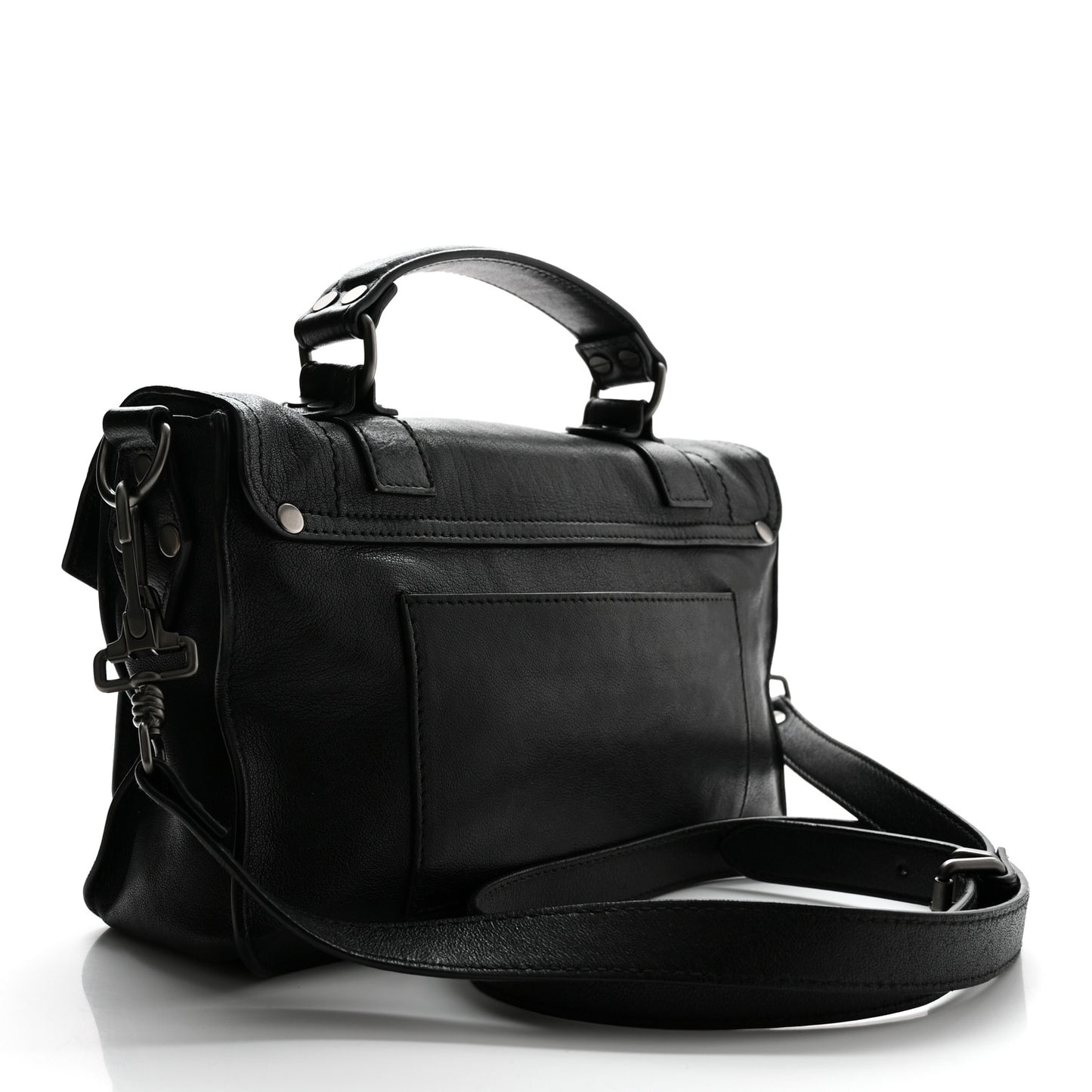 Lambskin Tiny PS1 Satchel Black