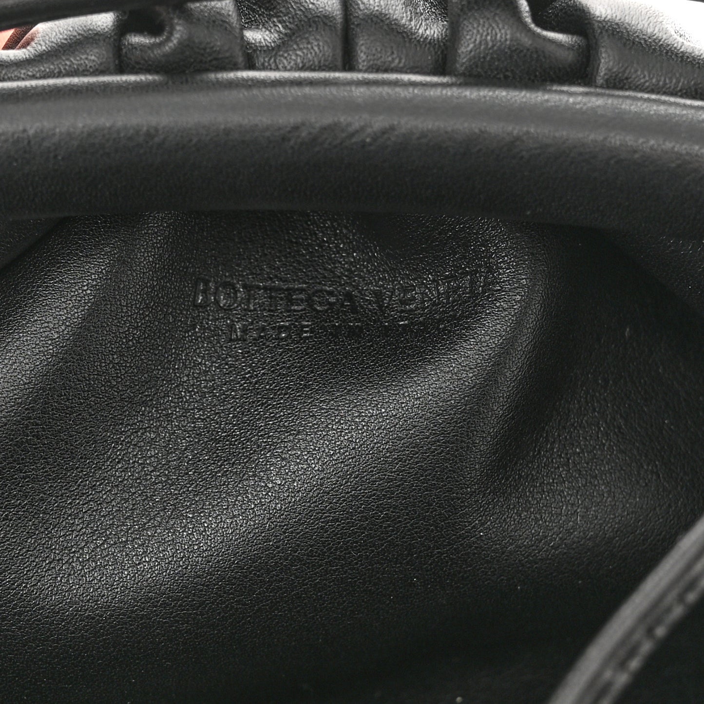 Butter Calfskin The Mini Pouch Black
