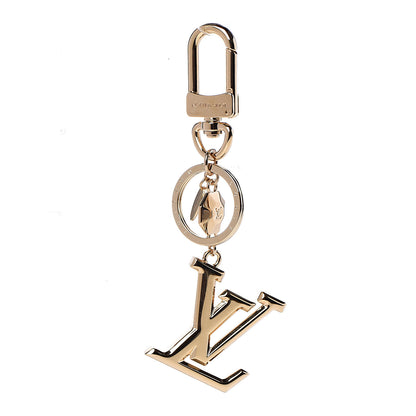 Louis Vuitton LV Facettes Bag Charm Key Holder Gold 1 of 4