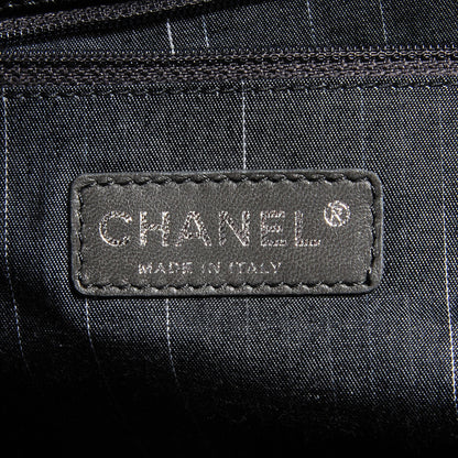 Chanel Lambskin In and Out Maxi Flap Black 6 of 7