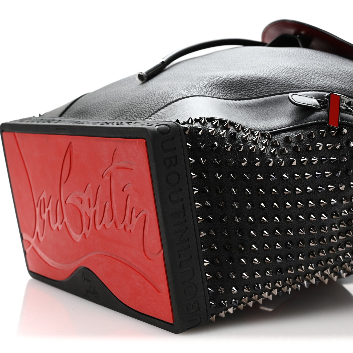 Christian Louboutin Calfskin Spiked Explorafunk Backpack Black
