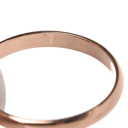 Cartier 18K Pink Yellow White Gold Diamond Trinity 6 Band Ring 47 4 4 of 5