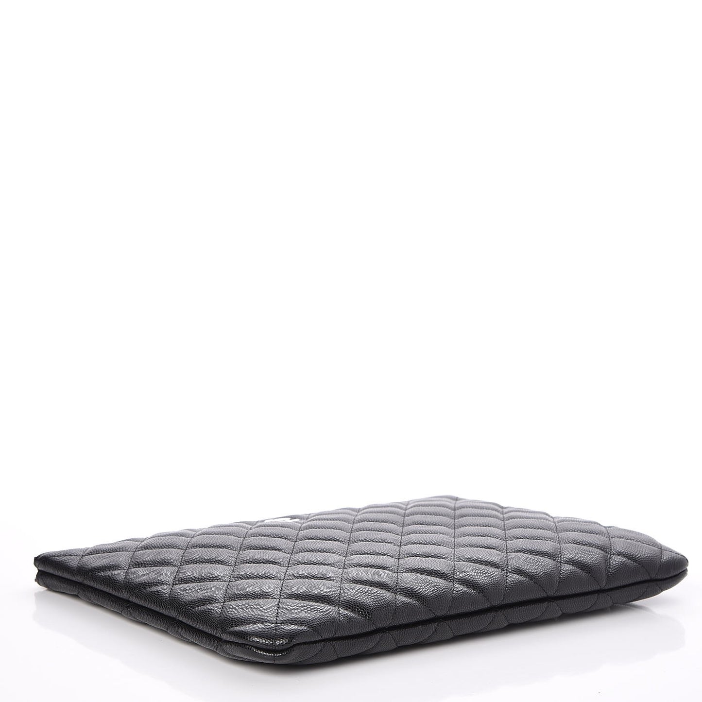 Caviar Quilted Medium Cosmetic Case Black