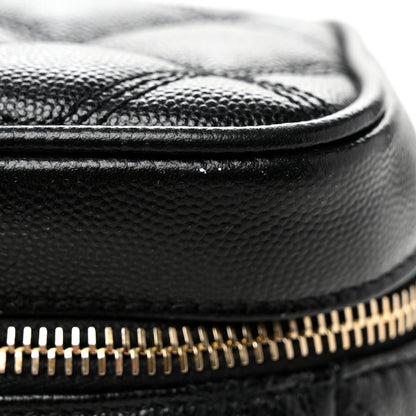 Saint Laurent Grain de Poudre Quilted 80's Vanity Bag Black 11 of 11