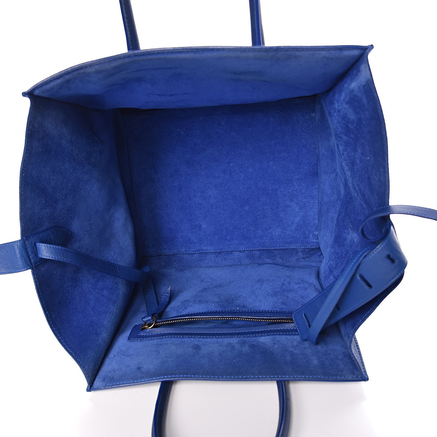 Celine Supple Calfskin Medium Phantom Luggage Royal Blue 5 of 10